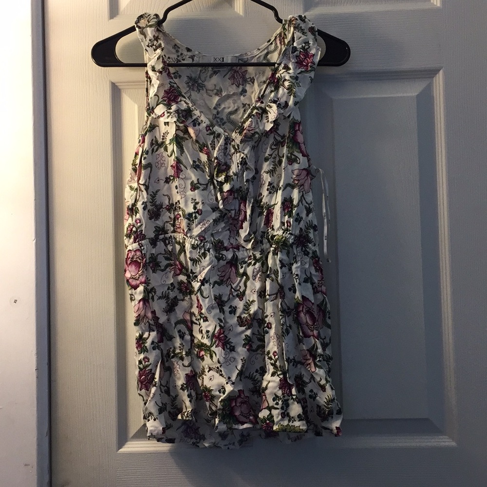 Floral tank top